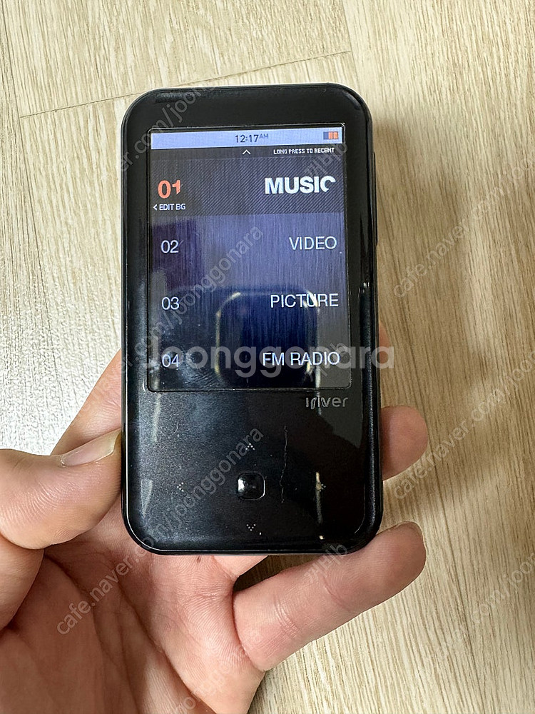 아이리버 s100 mp3 블랙--0