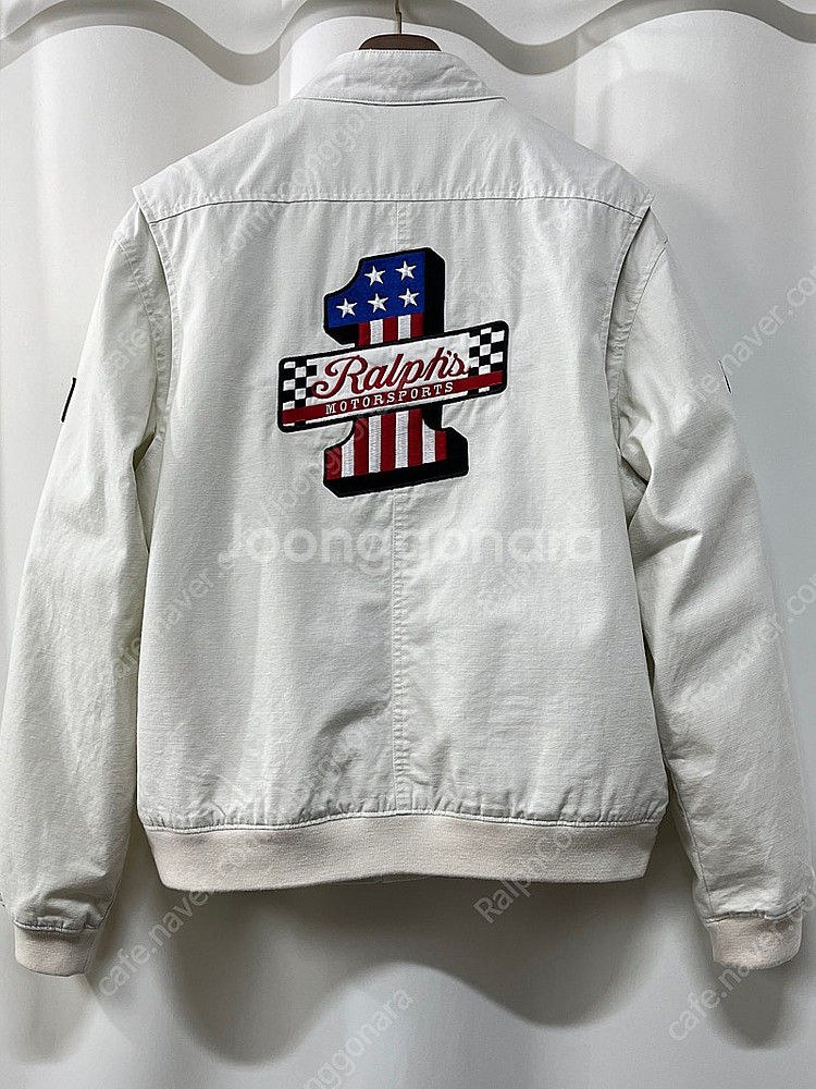 NWT 23S/S 폴로 랄프로렌 화이트 모터사이클 자켓...--1