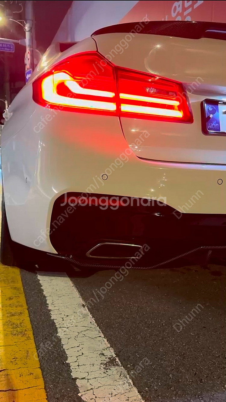 BMW g30 5시리즈 m퍼포먼스 디퓨저 + m스포츠 ...--1