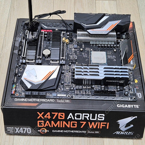 5700X, AORUS X470, GSKILL 32GB 보드셋 팝니다