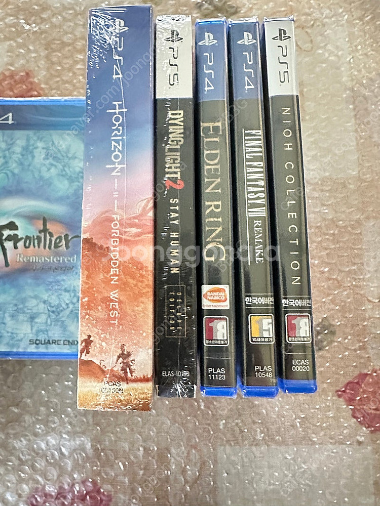 밀봉 싸게 정리) PS4,5 타이틀 인왕, 엘든링, 호...--0