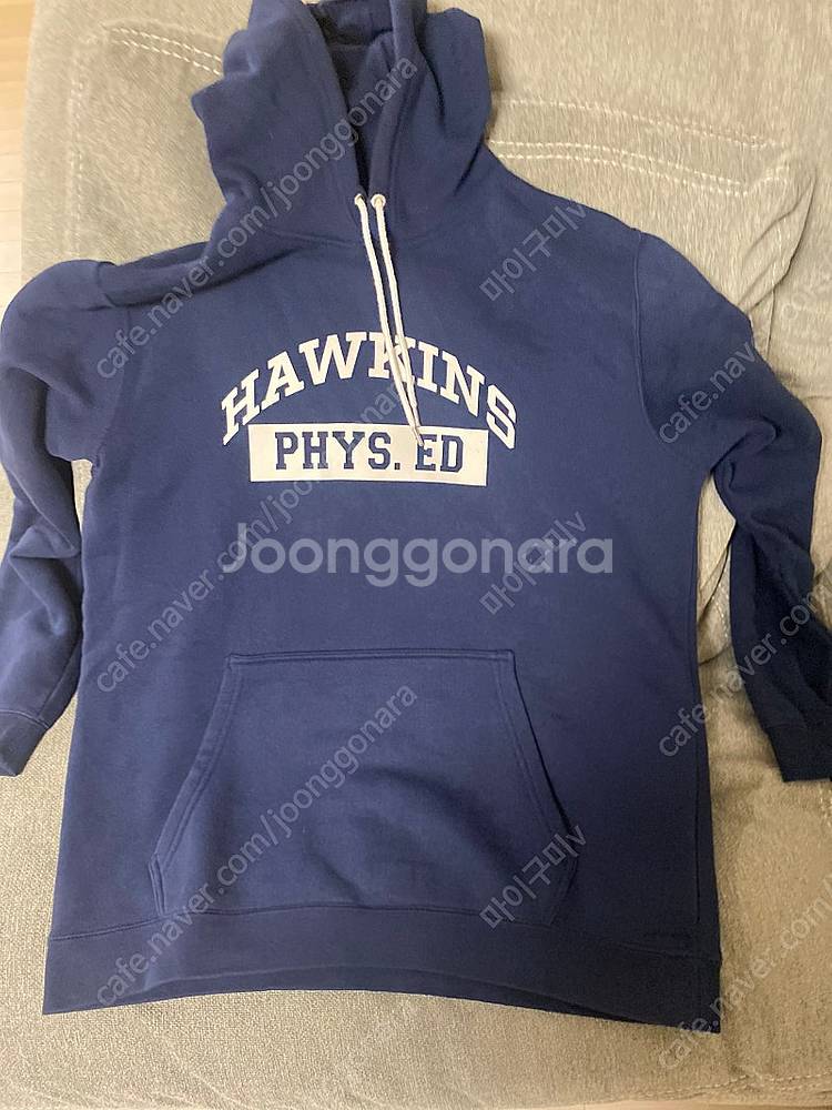 (L)나이키 기묘한이야기 후드 네이비/화이트--1
