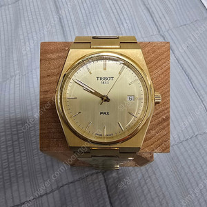 티쏘 Prx 40mm 쿼츠 골드 판매합니다