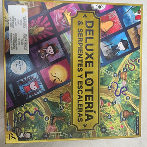 Deluxe Loteria Snakes and Ladders 보드게임 (클래식 멕시코 Loteria) 새상품