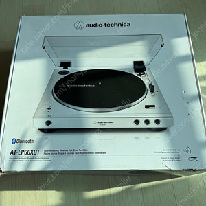 오디오테크니카 턴테이블 AT-LP60XBT 화이트