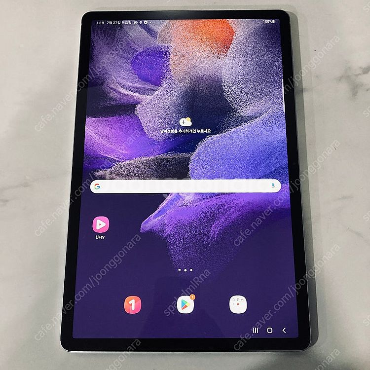 갤럭시 탭S7 FE 실버 64G 케이스펜포함 S급 28...--5