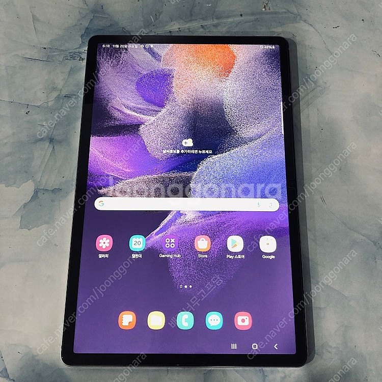 갤럭시 탭S7 FE 실버 64G 케이스포함 S급 28만...--4