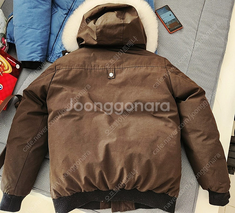 무스너클 키즈 패딩 봄버 XL--5