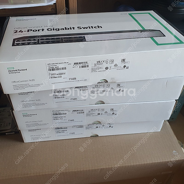 스위칭허브 ARUBA 1420-24G JG708B 기가...--0
