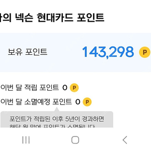 넥슨현대포인트 143,000 팝니다.(89%)