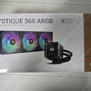 딥쿨 MYSTIQUE 360 RGB 블랙 미개봉