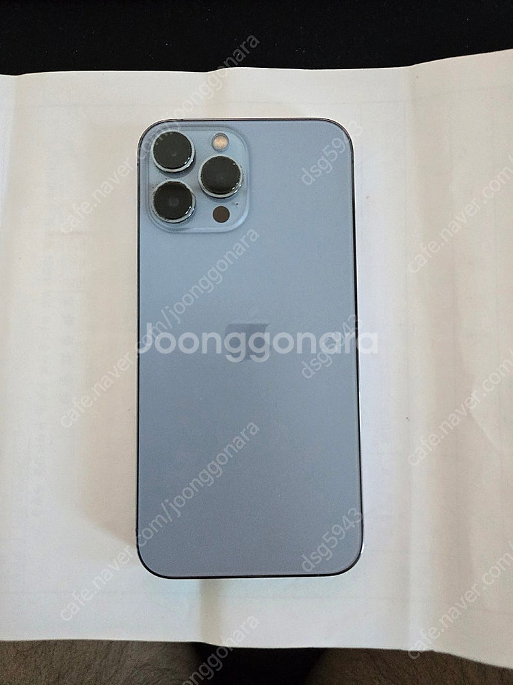 (개인) 아이폰13 프로맥스 시에라 블루 128GB 팝...--4