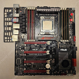 [판매] i7 4930K + ASUS Rampage iv X79 +DDR3 32GB + 커세어 수냉쿨러 일괄 택포 10만원