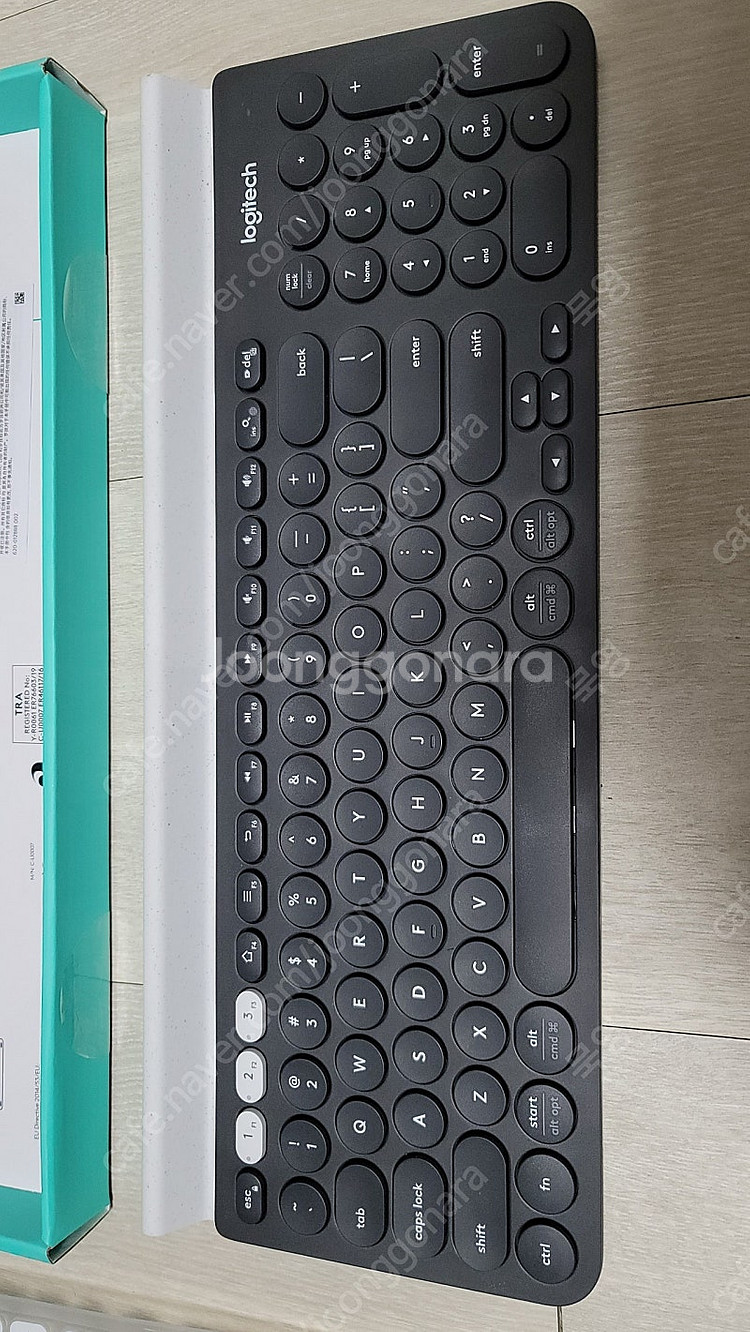 로지텍 k780 무소음 무선 풀세트 키스킨 포함--2