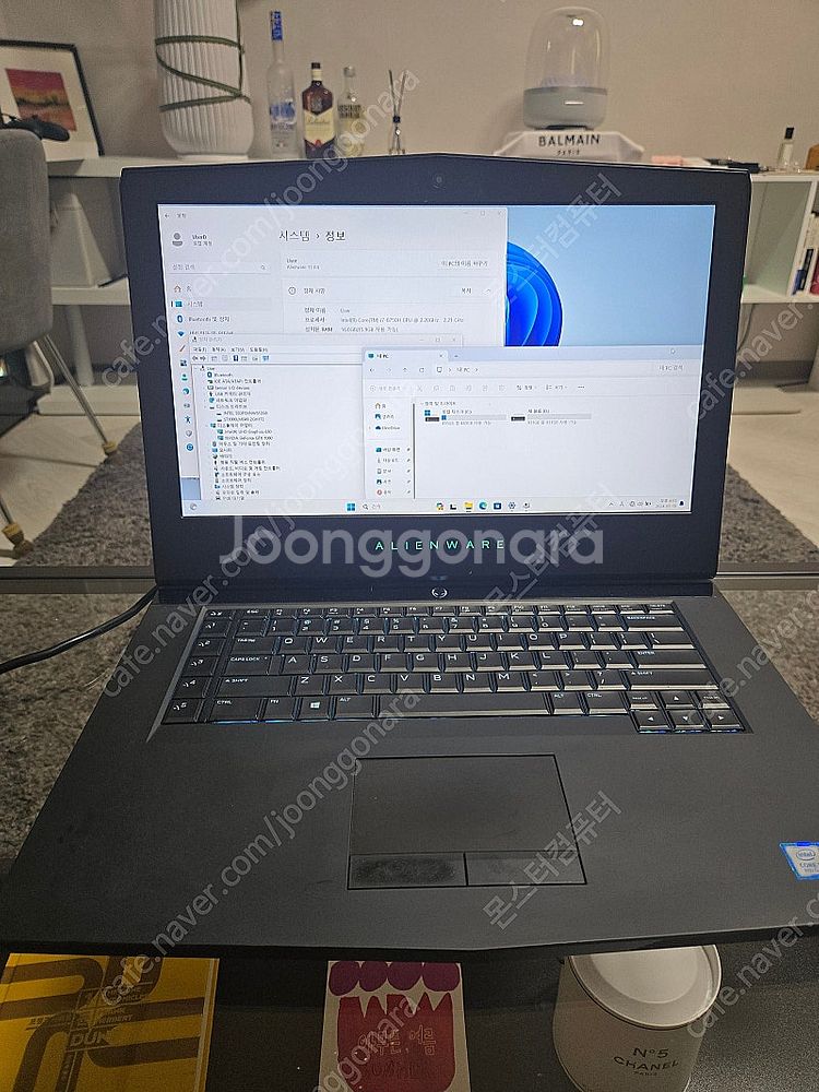 가격인하 델 에일리언웨어 15 R3 게임용 노트북입니다...--0