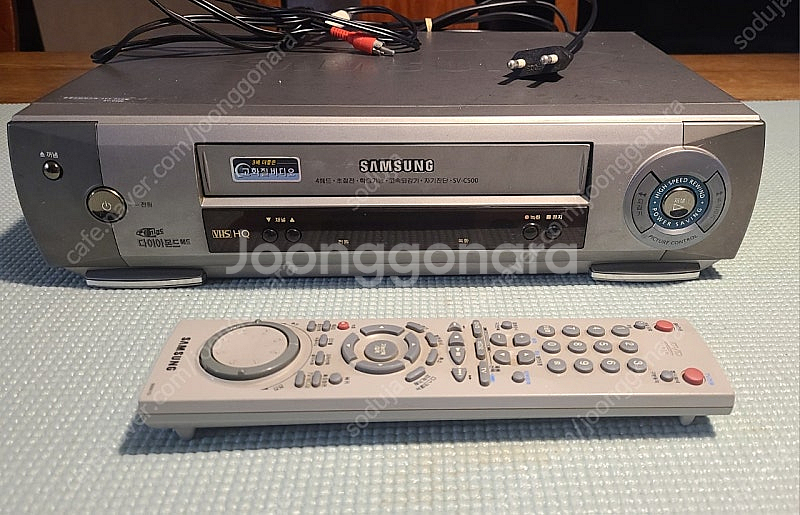 삼성 VHS 비디오 테이프 플레이어 재생기--0