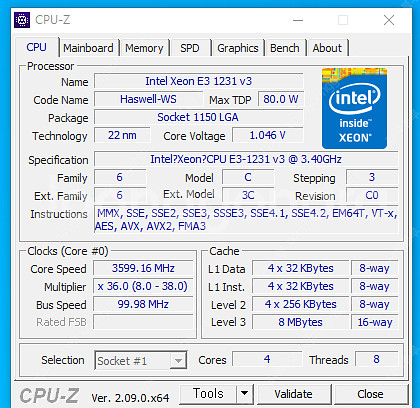 Intel(R) Xeon(R) CPU E3-1231 V...--0