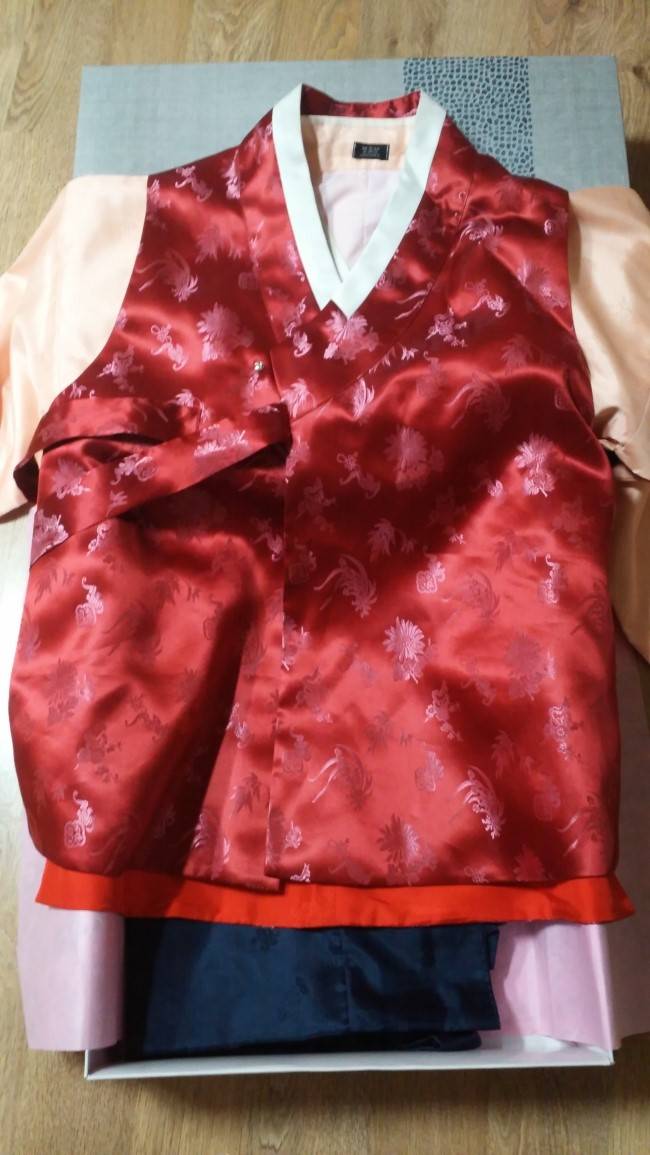 압구정 한순례 한복 신랑,신부 한복 세트 판매합니다. 결혼한복, 웨딩한복--3