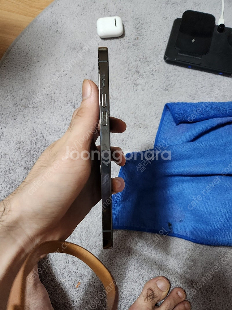 아이폰 12프로 맥스 128GB 그레이 사설액정 저렴이--2