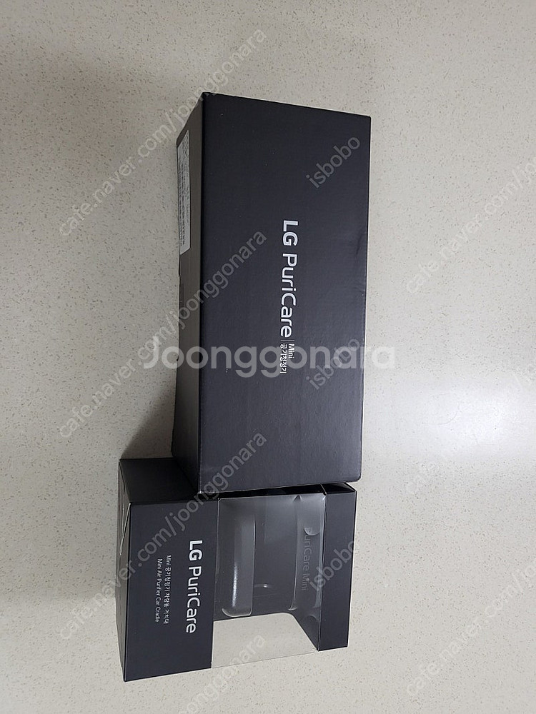 엘지퓨리케어 차량용공기청정기 +거치대(새상품)--0