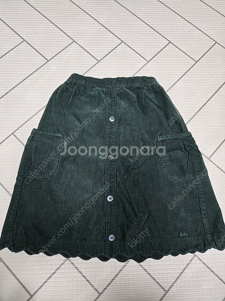 룰라비 코듀로이 골덴 스커트 145사이즈--0