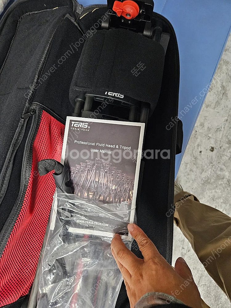 테리스 삼각대 TS120CF-Q 거의신품--3