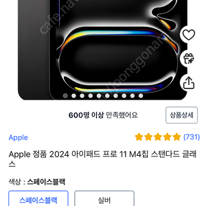 [256GB] 아이패드 프로 11인치 m4