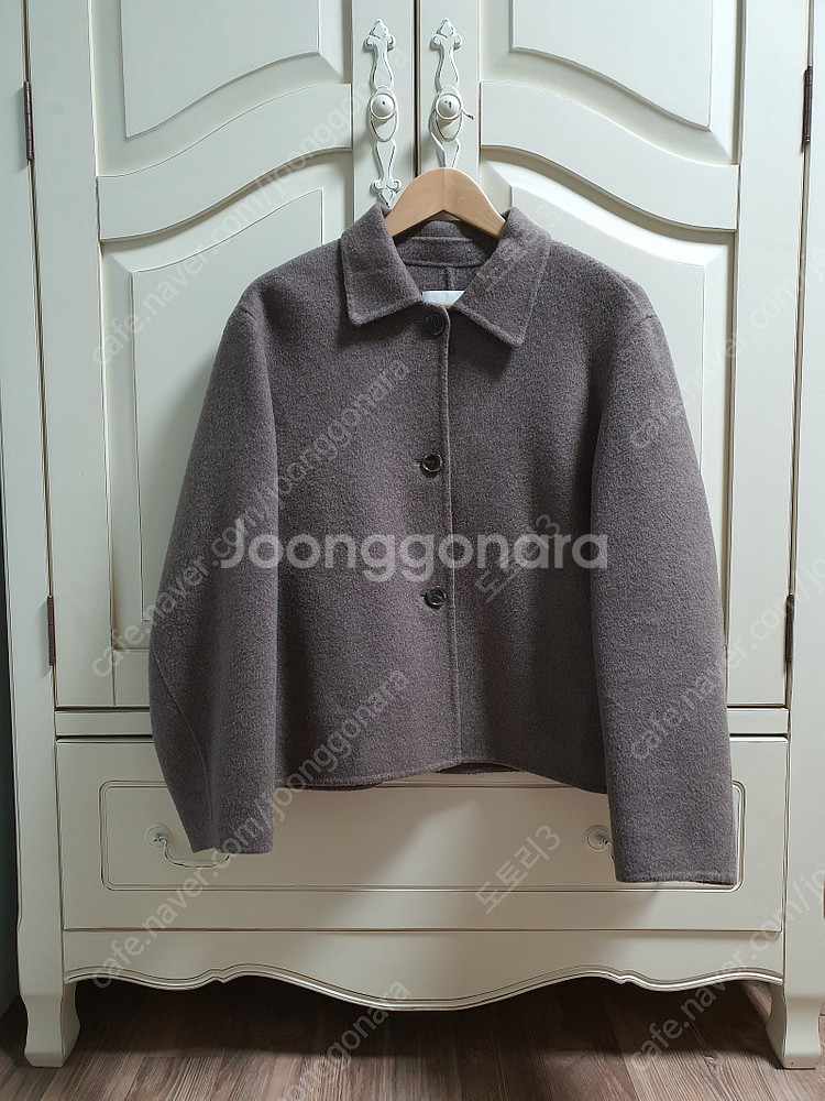헬베티카 핸드메이드 숏코트 브라운--2