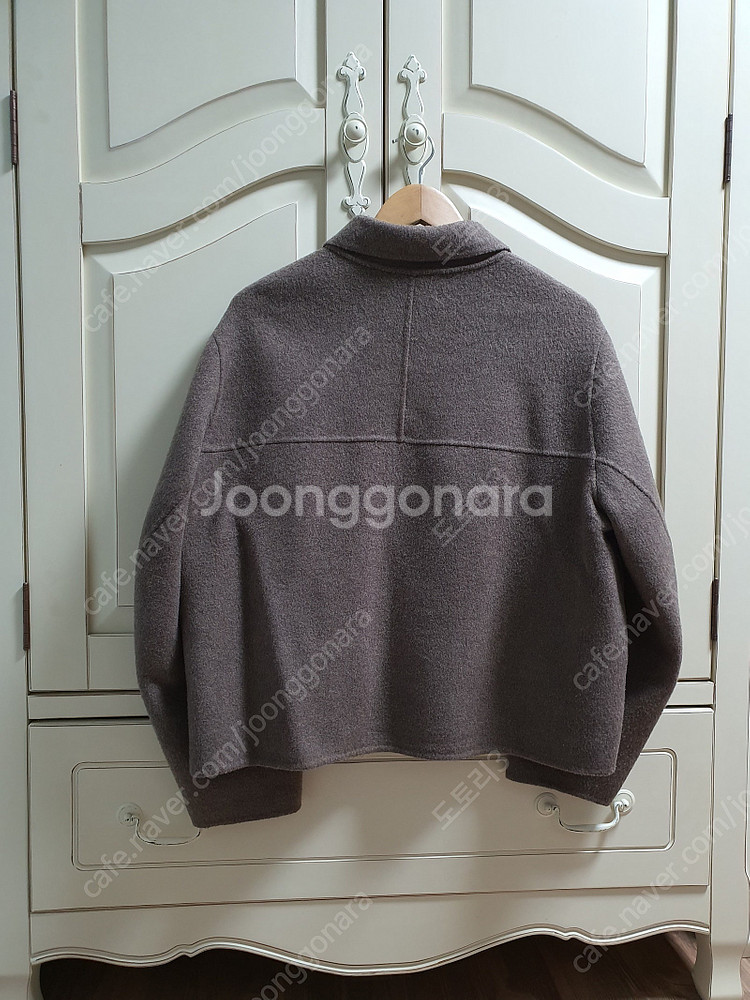 헬베티카 핸드메이드 숏코트 브라운--6