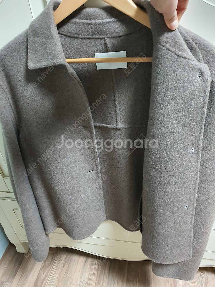 헬베티카 핸드메이드 숏코트 브라운--9