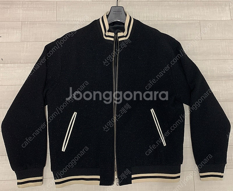 유스 트위드 트랙 자켓 L--0