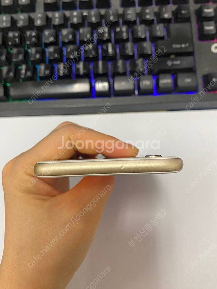 198468 아이폰6S 골드 액정SS급 64GB 배터리...--3