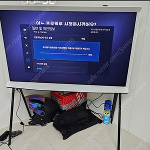 삼성 더 세리프tv 스탠드