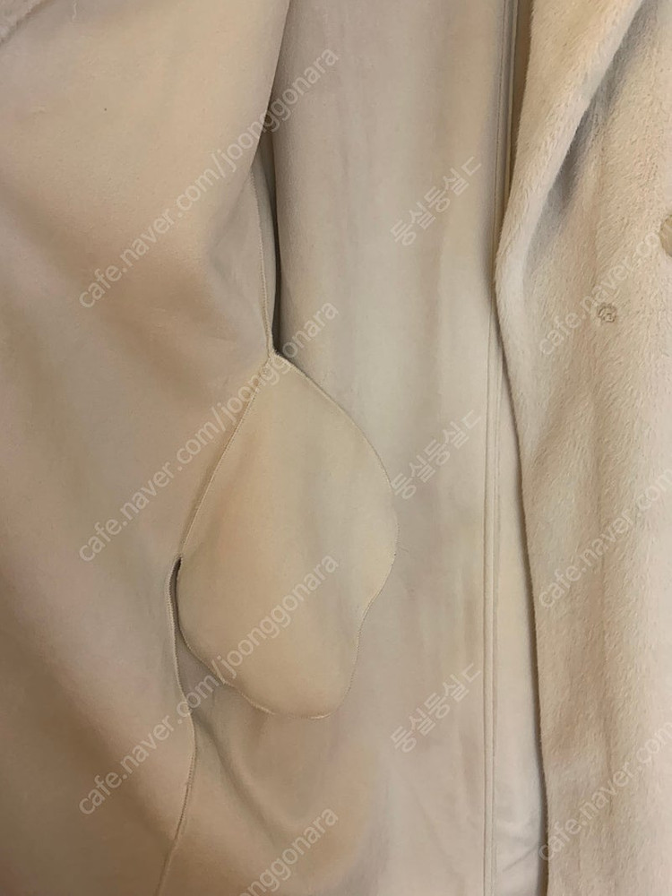 타하리 리버시블 무스탕 털코트--5