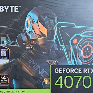 기가바이트 지포스 RTX 4070 Super Gaming OC 팝니다 미사용 새상품 입니다