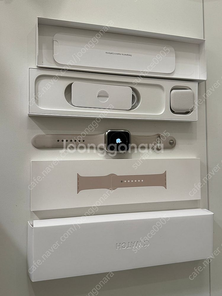 Apple 애플워치8 GPS 45mm (스타라이트 알루...--0