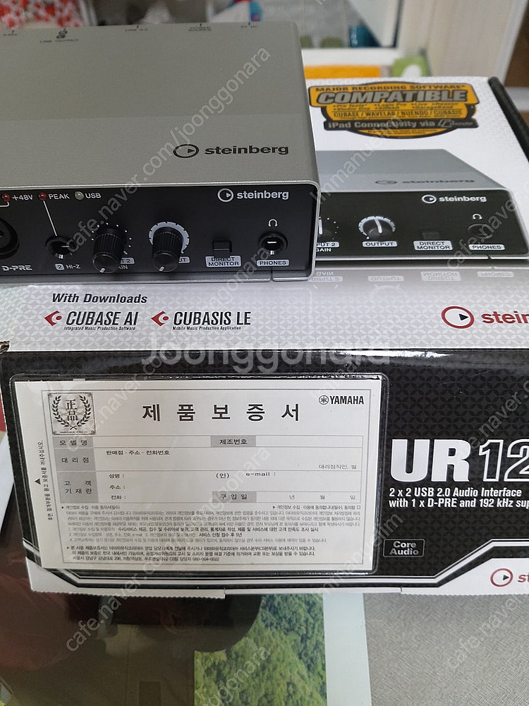 Steinberg UR12 2x2 USB 오디오 인터페...--0