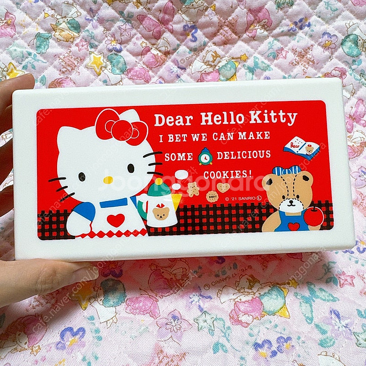 고전 산리오 키티 빈티지 보관함 키티 도시락통 폴딩보관...--0