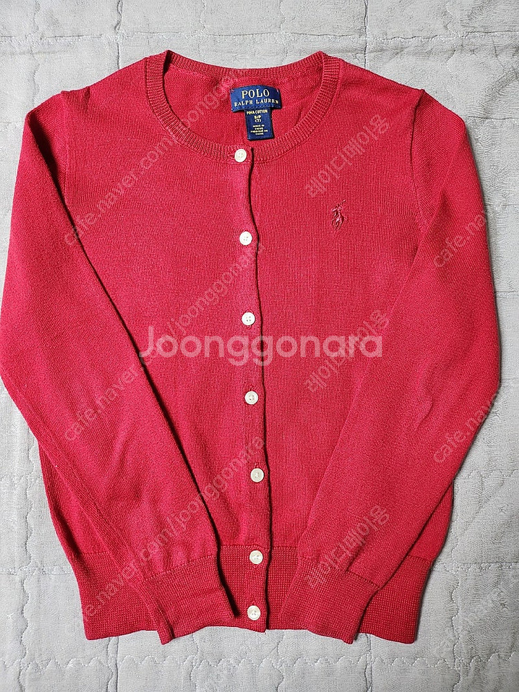 크리스마스 폴로키즈 S사이즈 가디건 (7~8세) 국내매장판--0