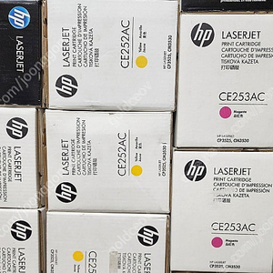 HP504A / CE250A, CE251A, CE252A, CE253A 정품토너