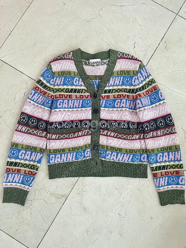 Ganni 가니 가디건 xs--0