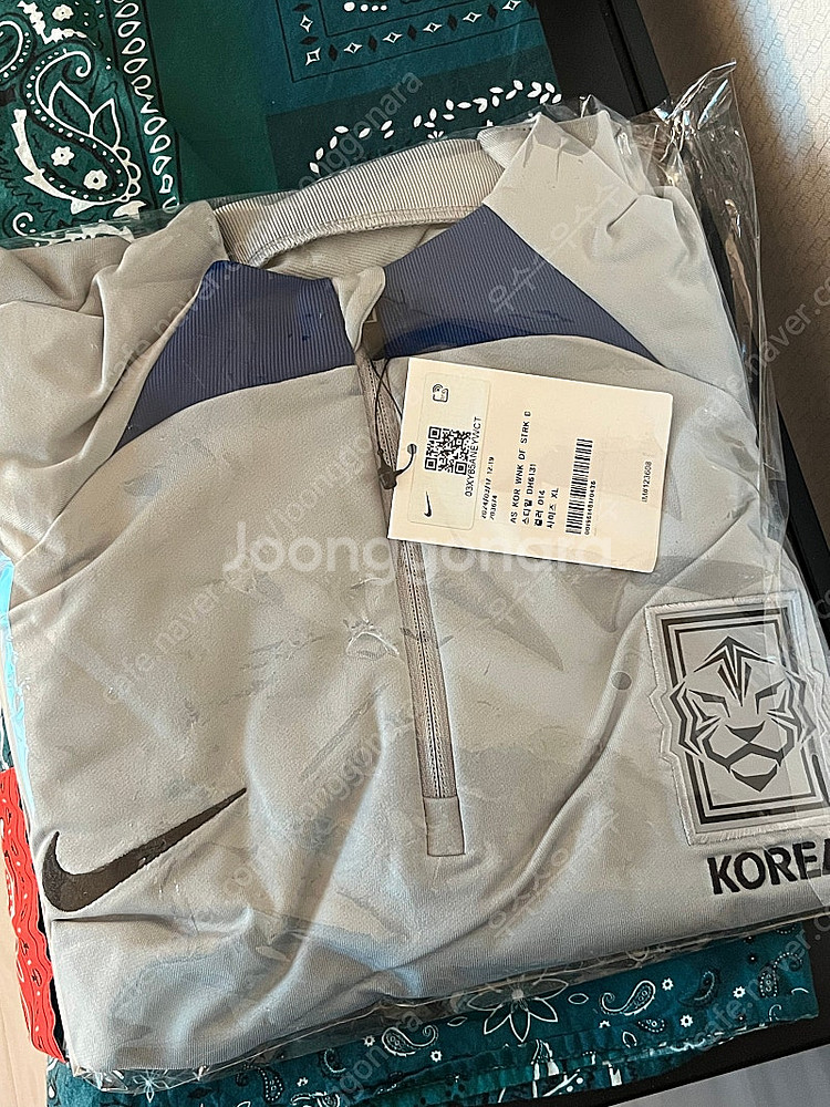 나이키 대한민국 축구 국대 코치 드릴탑 XL--0