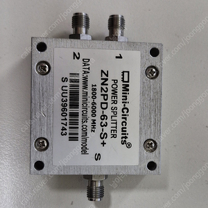 Mini-Circuits POWER SPLITTER ZN2PD-63-S+ 중고제품 판매합니다.