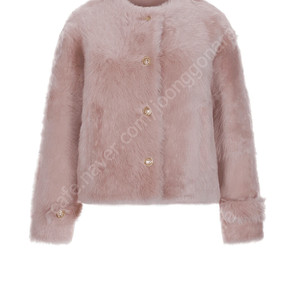 헤이에스 퍼코트 Pink Baby Cashmere Shearling