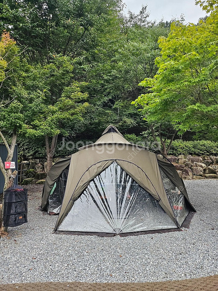 캠핑칸 오크돔L+블로우쉘터(좌식풀세팅)--2