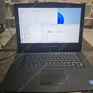 가격인하 델 에일리언웨어 15 R3 게임용 노트북입니다. 8세대 i7 램 16기가