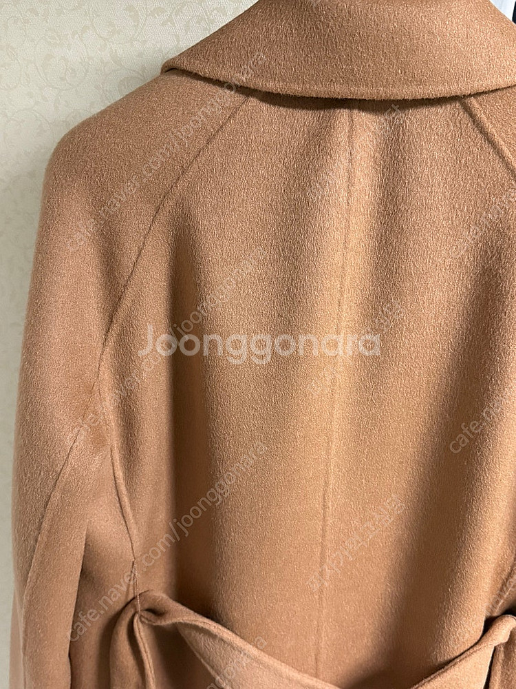 프론트로우 캐시미어 코트 카멜 새제품 팝니다!--2