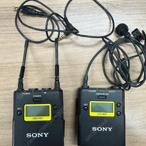 Sony 무선 핀마이크 URX-P03 + UTX-B03