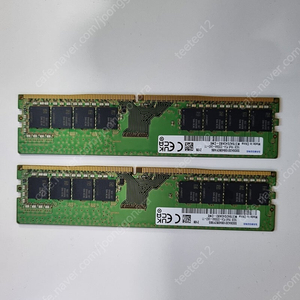 삼성 ddr4 16g 3200 2개팝니다