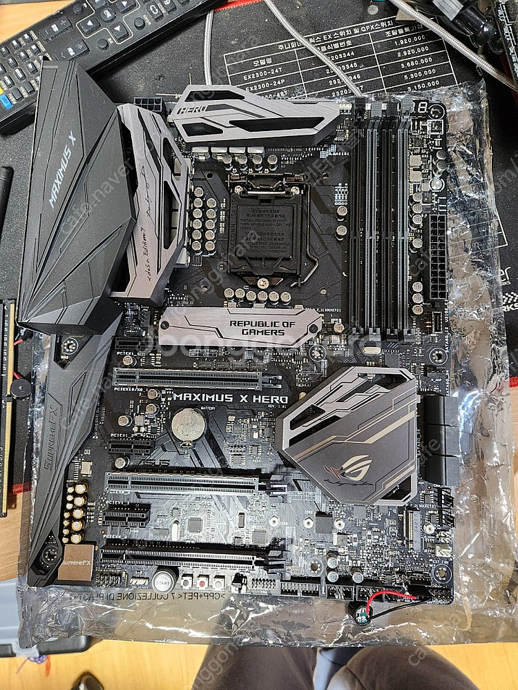 ASUS MAXIMUS X Z370 메인보드 마더보드--0